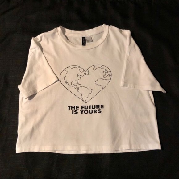H&M | NWOT Future is Yours Crop Top - Picture 4 of 6